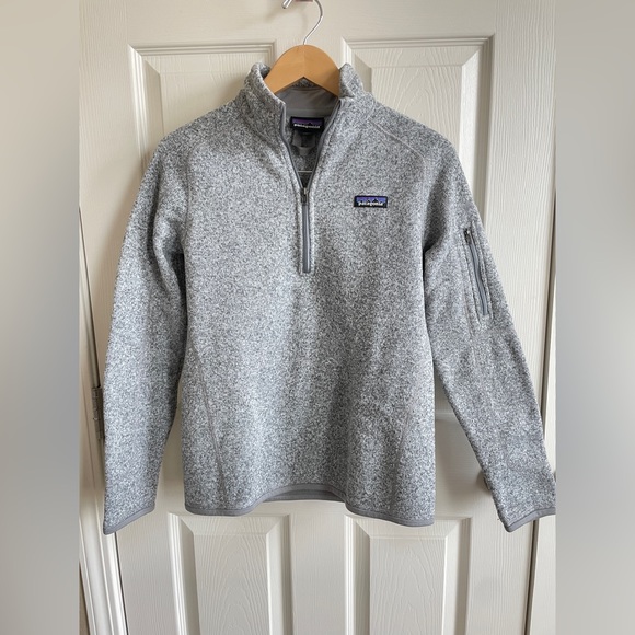 Patagonia Worn Wear Better Sweater 1/4 Zip Fleece Pullover Women’s Size Medium - Picture 2 of 11